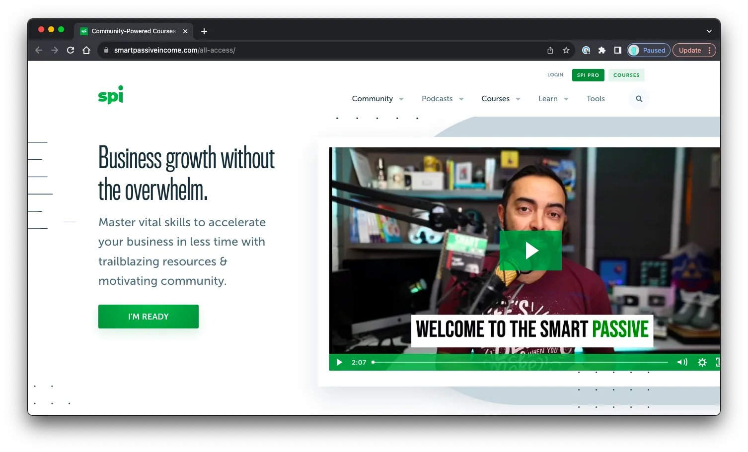 All Access Pass: Sales Page Preview