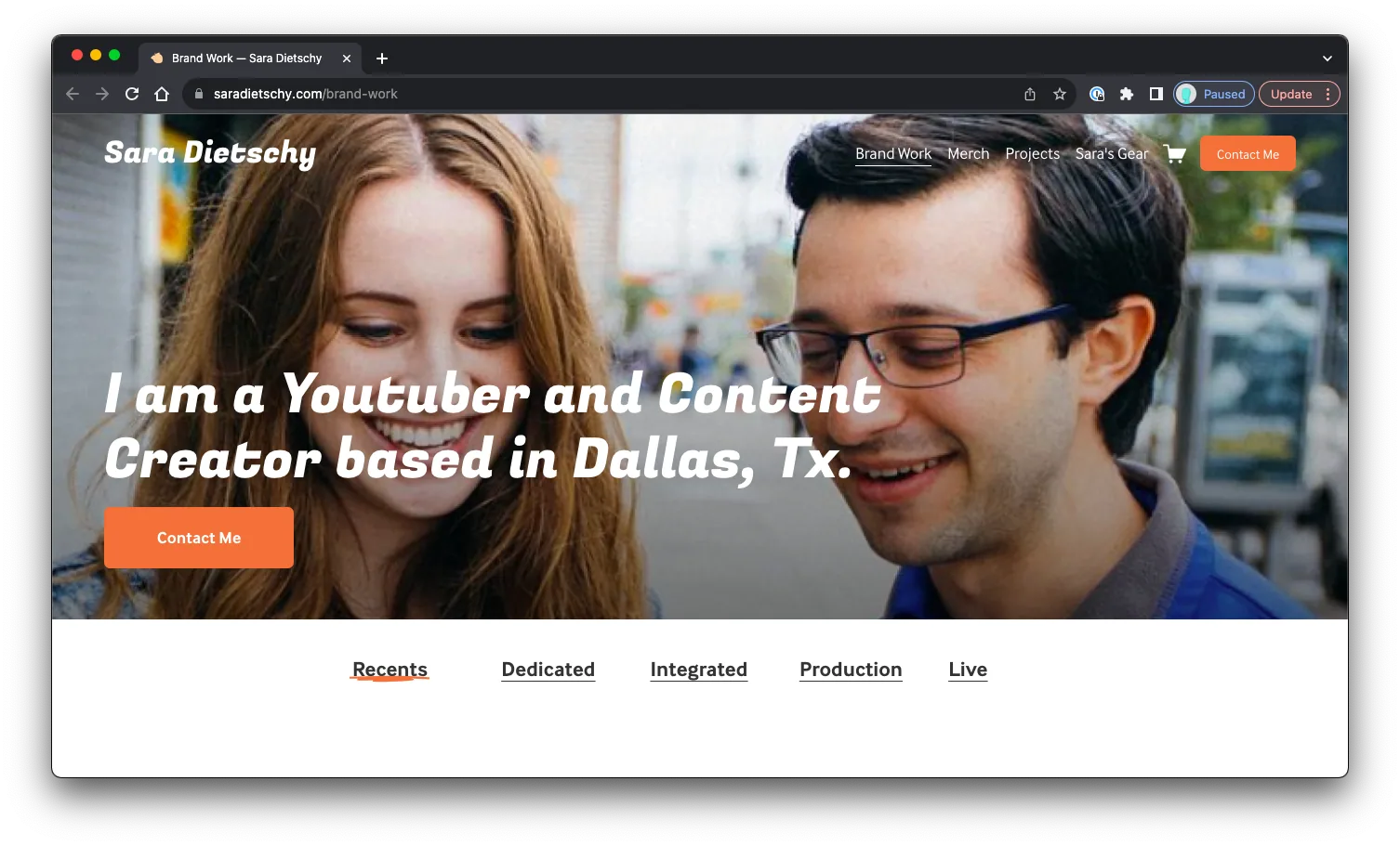 Brand Partnerships: Sales Page Preview