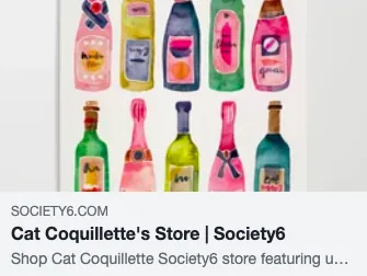 CatCoq on Society6: Social Share Preview