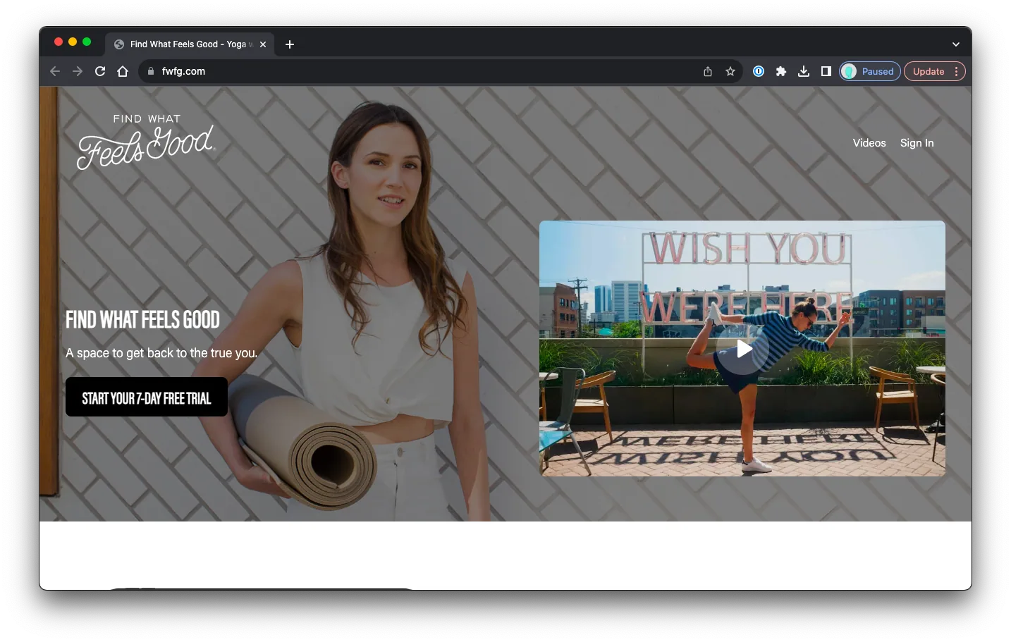 Find What Feels Good: Sales Page Preview