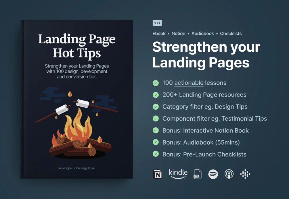 Landing Page Hot Tips Ebook: Social Share Preview
