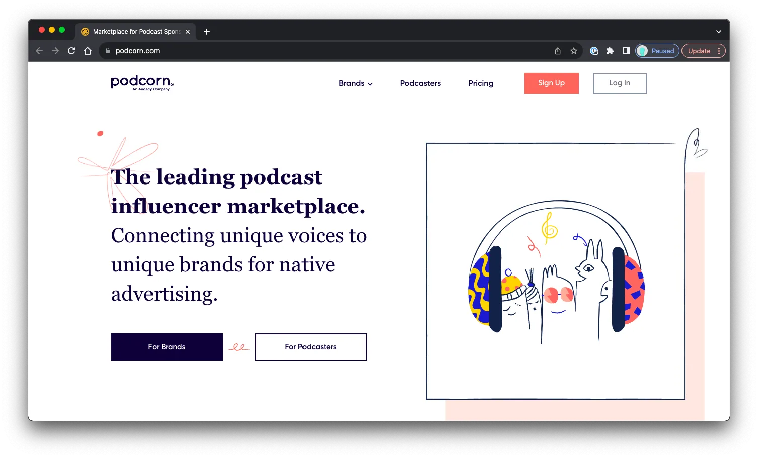 Podcorn: Sales Page Preview