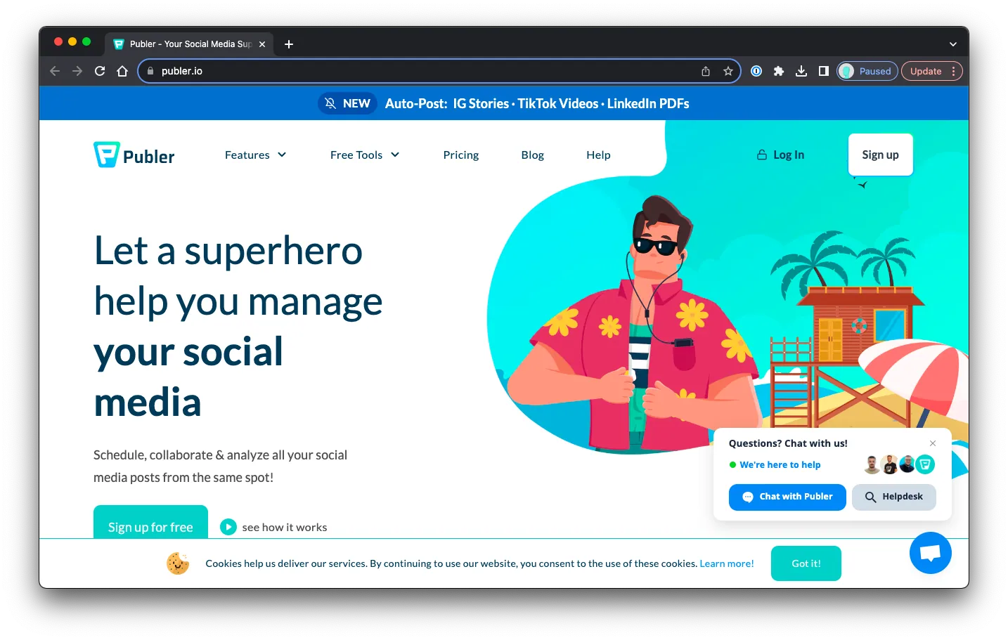Publer: Sales Page Preview