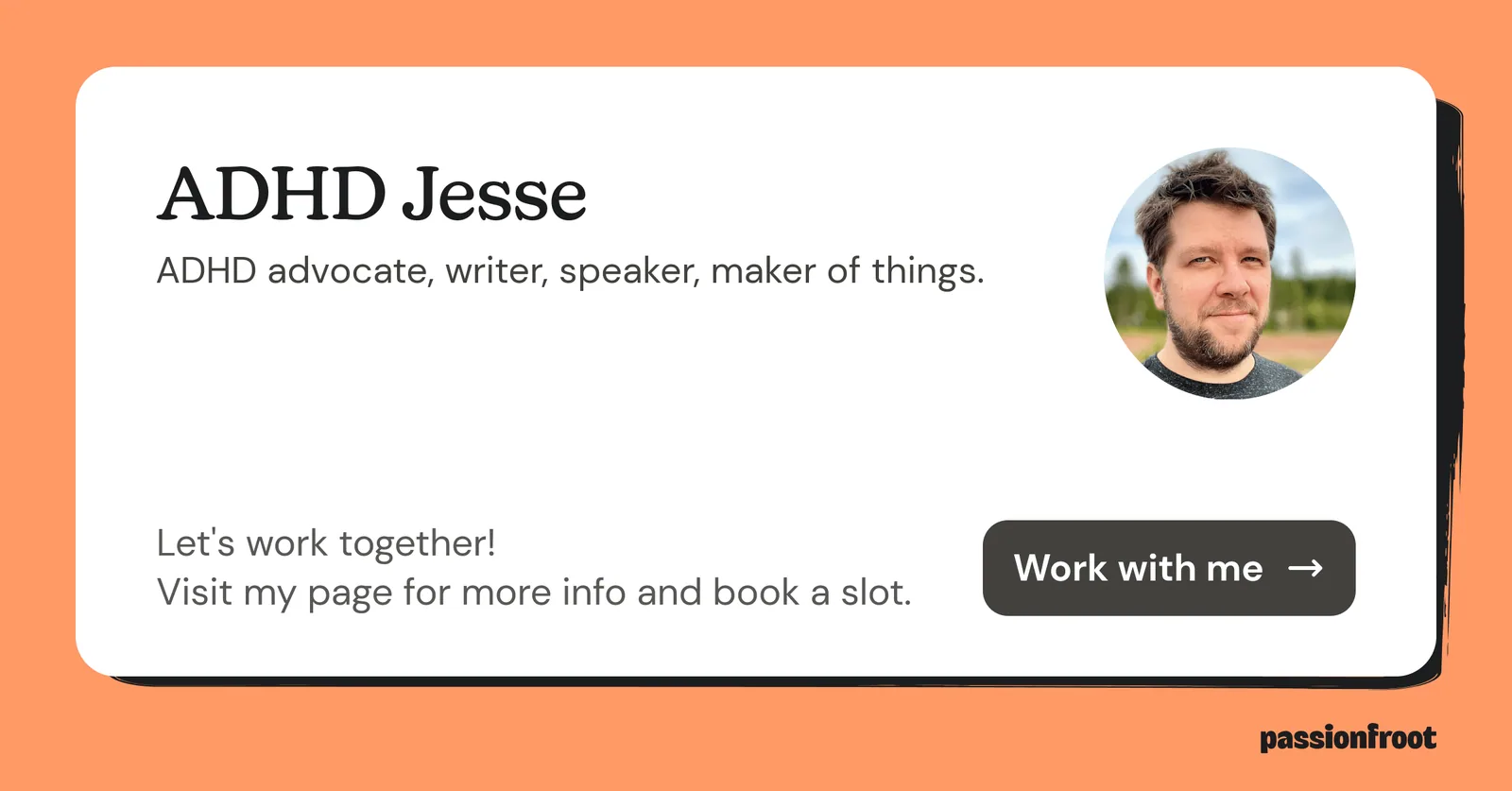 Sponsor ADHD Jesse: Social Share Preview