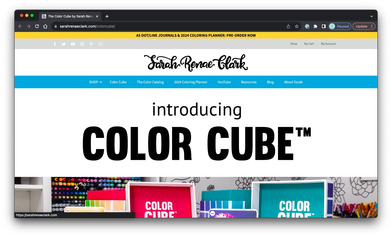 The Color Cube: Sales Page Preview