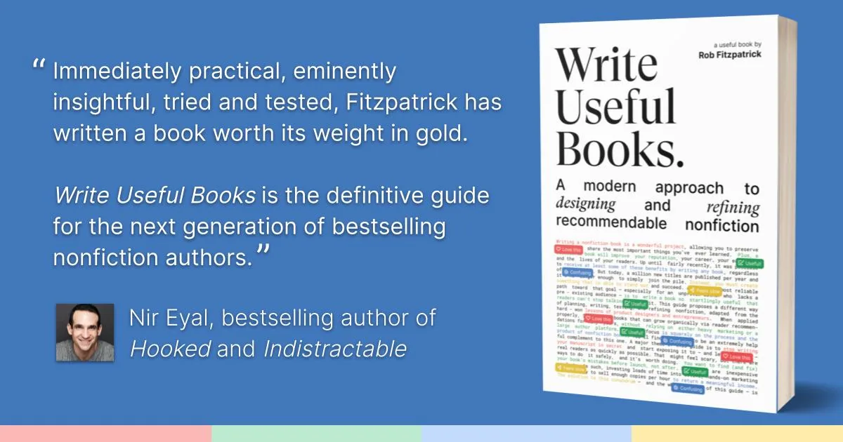 Write Useful Books: Social Share Preview